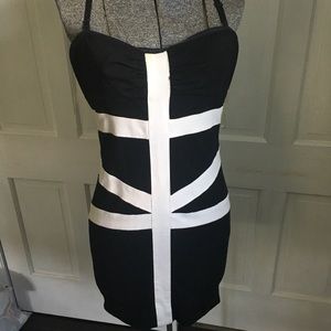 Black and white dress